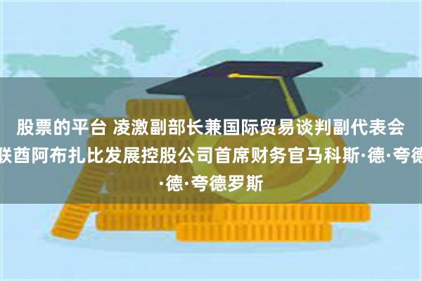 股票的平台 凌激副部长兼国际贸易谈判副代表会见阿联酋阿布扎比发展控股公司首席财务官马科斯·德·夸德罗斯