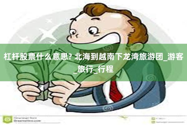 杠杆股票什么意思? 北海到越南下龙湾旅游团_游客_旅行_行程